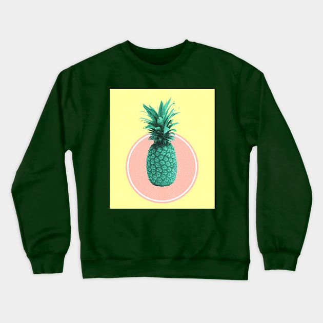 Happy Pineapple Crewneck Sweatshirt by StudioGrafiikka